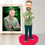 Figure Clay Sculpture Handmade 1 Person | Taodcr.com