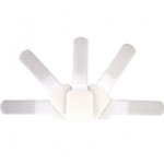 Fisual Adhesive Cable Ties White 10 Pack | Av.com