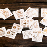 Flash Tattoo Sheet + Satchel | Buddha Pants