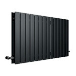 Flat Panel Anthracite Horizontal Designer - Radiator Village