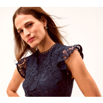 Floral Lace Midi Dress - Monsoon