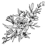 Floral Sleeve Semi Permanent Tattoo | TemporaryTattoos