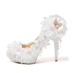 Floral Wedding Heels , Cetims.com