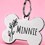 Flower Dog Tag : PawFurEver