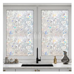Flower Static Cling Window Film : Commomy
