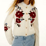 Flowers Buttoned Knit Cardigan - Farm Rio