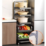 Adjustable Pot Fruit Vegetable Storage Cart | Joybos