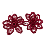 Fuchsia Flower Napkin Ring : Isla Capricho