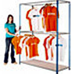 Garment Rack 1980h X 915w X 610dmm 2 Levels , Bigdug 