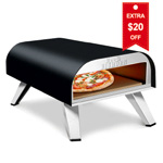 Portable Gas Pizza Oven Black | Bighornoutdoor.com