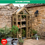 Georgian Tall Wall Lean To Greenhouse : BuyShedsDirect