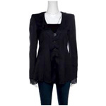 Giorgio Armani Navy Blue Jacquard : TheLuxuryCloset