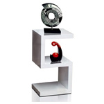 Gloss S Shape Design Side Table | Furnitureinfashion.net