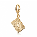 Gold Custard Cream Biscuit Charm - Lily Charmed