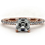 Gold Diamond Engagement Ring : Yfn