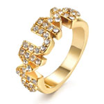 Gold Filled Mum Heart Ring - Bling King London Gold Filled Mum Heart Ring - Bling King London