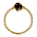 Yellow Gold Mother Of Pearl Ring : Chow Sang Sang