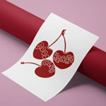 Good Hearted Cherries Print - Good Hearts Club Good Hearted Cherries Print - Good Hearts Club