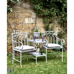 Grey Arched Iron Companion Seat : Dibor