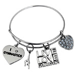 Gymnastics Bangle Bracelet | Sportybella