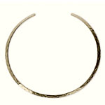 Hammered Choker Necklace : Etrusca Gioielli