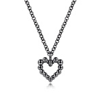 Heart Beaded Necklace - Gabriel