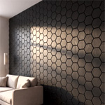 Hexagonal Wall Panel : Aku Woodpanel