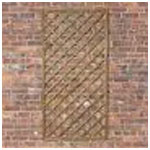 Hidcote Decorative Diamond Wooden , Buy Fencing Direct