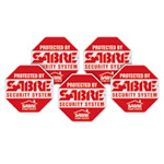 Home Security Decals : Sabre