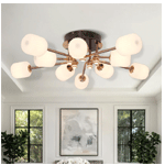 Iron And Acrylic Ceiling Light | Lightsin.co.uk