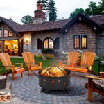 Iron Fire Pit Set | Yaheetech