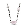 Irregular Natural Rose Quartz Necklace | Jeulia.com