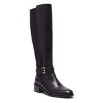 Iverna Black Leather Boots : Carl Scarpa
