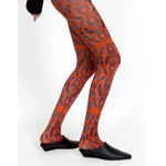 Ivy Stockings In Red | Alassilk.com