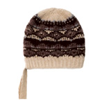 Jacquard Knitted Hat - Firelady Fur