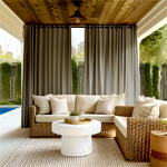 James Acrylic Outdoor Curtains - Curtarra