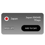 Japan 500MB 7Days - Roamable