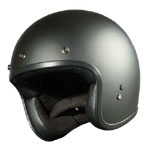 Jidre Matt Black Jet Helmet - ChromeBurner