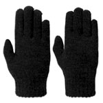 Kids Cotton Black Gloves | Hatshopping