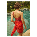 Kiera Printed Sarong Scarf Jaffa - Weird Fish