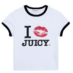 Kiss Juicy Fitted Ringer T-Shirt | Oxygen Clothing