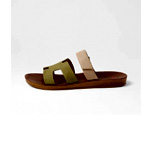 Kistali Olive Latte Sandals : Williamsshoes.com.au