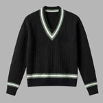 Knit V-Neck Sweater : Blvck Paris
