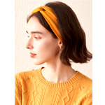 Knitted Twist Headband - Cbcashmere