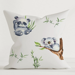 Koala And Panda Premium Childrens Decorative Pillow | Leslis.de
