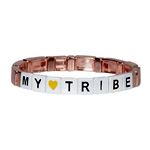 Label K Elastic Bracelet With Block | Fashdes.com