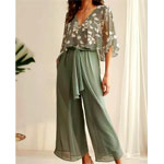 Lace Up Floral Holiday Chiffon : Justfashionnow