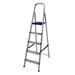 Ladder 5 Steps Aluminum Capacity - Bbenoit.com.br