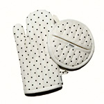 Lady Dot Oven Mitt & Pot Holder Set - Lynnee