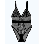 Lia Fishnet & Lace Bodysuit - Viennemilano.com